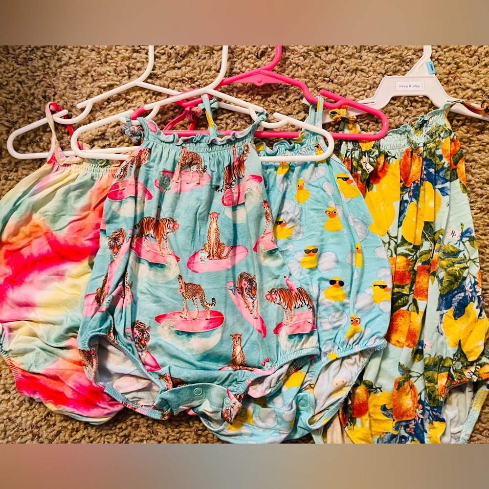 Posh peanut bubble romper bundle